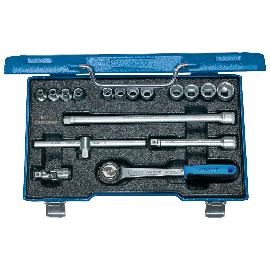 Gedore Steckschlüssel-Garn. 3/8", Hebelumschaltkn. Produktbild